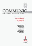 Communio 1/2010 - Velikonoční tajemství